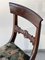 19th Century English Mahogany Dining Room Chairs and Table, 1850s, Set of 7 19