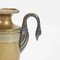 Empire Bronze Vases with Swan Handles, Set of 2, Image 3