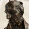 Hans Muller, Bust of Man with Pipe, Late 1800s, Bronze 3