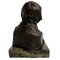 Hans Muller, Busto de hombre con pipa, finales del siglo XIX, bronce, Imagen 6