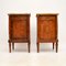 French Marble Top Bedside Cabinets, 1890s, Set of 2 1