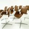Limited Edition FK 6728 High Back Armchairs in Cognac Leather by Preben Fabricius & Jørgen Kastholm for Walter Knoll, 1990s, Set of 10 3
