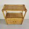 Vintage Console Entrance Furniture and High Bamboo Tables by Vimini, 1970s, Set of 3, Image 7