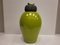 Grüne Vintage Vasen aus Raku Keramik von Befos, 3 . Set 6