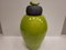 Grüne Vintage Vasen aus Raku Keramik von Befos, 3 . Set 9