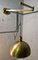 Vintage Wandlampe aus Braved Eisen mit Doppelauszug, 1960er 1