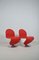 Sillas System 1-2-3 danesas de Verner Panton para Fritz Hansen, años 70. Juego de 2, Imagen 6