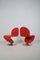 Sillas System 1-2-3 danesas de Verner Panton para Fritz Hansen, años 70. Juego de 2, Imagen 2