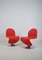 Sillas System 1-2-3 danesas de Verner Panton para Fritz Hansen, años 70. Juego de 2, Imagen 1