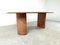 Red Marble Oval Dining Table, 1970s 6
