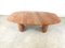 Red Marble Oval Dining Table, 1970s, Image 1