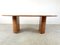 Red Marble Oval Dining Table, 1970s 10