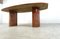 Red Marble Oval Dining Table, 1970s 9