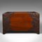 Large Vintage Art Deco Carved Linen Chest in Teak, 1930s, Image 6