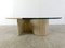 Travertine and Glass Coffee Table, 1970s, Image 9