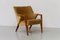 Danish Modern Golden Velvet Lounge Chair by Kurt Olsen for Slagelse Møbelværk, 1950s, Image 18