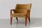 Danish Modern Golden Velvet Lounge Chair by Kurt Olsen for Slagelse Møbelværk, 1950s 3