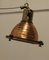 Vintage Copper and Brass Nautical Search or Spot Light, 1890s 9