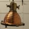 Vintage Copper and Brass Nautical Search or Spot Light, 1890s 1