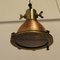 Vintage Copper and Brass Nautical Search or Spot Light, 1890s 3