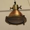 Vintage Copper and Brass Nautical Search or Spot Light, 1890s, Image 3