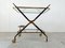 Vintage Italian Serving Trolley attributed to Cesare Lacca, 1950s, Image 9