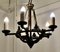 Medieval Style Iron Chandelier, 1920s 6