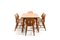 Mesa de comedor y sillas de Ejvind A. Johansson & Poul Volther para FDB Møbler, años 60. Juego de 7, Imagen 4