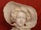 Galileo Pochini, Buste de Jeune Fille au Chapeau, 19ème Siècle, Marbre et Albâtre 6