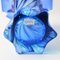 Blaue Mid-Century Sommerso Glasvase von Made Murano Glass, 1960er 9