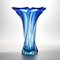 Vase Sommerso Mid-Century en Verre Bleu de Made Murano Glass, 1960s 1