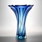 Jarrón Mid-Century de vidrio Sommerso en azul de Made Murano, años 60, Imagen 3