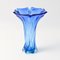 Vase Sommerso Mid-Century en Verre Bleu de Made Murano Glass, 1960s 6