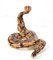 Grand Serpent à Hochet Mid-Century en Céramique par Ronzan Italy, 1950s 2