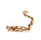 Large Mid-Century Modern Ceramic Rattle Snake by Ronzan Italy, 1950s, Image 4