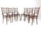 Art Nouveau Bentwood Bistro Chairs from Fischel, 1900s, Set of 6 1