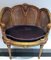 Large French Louis XVI Style Chair in Vienna Straw, 1950 4