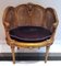Großer Französischer Stuhl im Louis XVI Stil aus Wiener Stroh, 1950 2