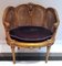 Large French Louis XVI Style Chair in Vienna Straw, 1950 2