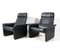 Buffalo Neck Leather DS-50 Lounge Chairs and Ottoman from de Sede, 1970s, Set of 3, Image 4