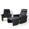 Buffalo Neck Leather DS-50 Lounge Chairs and Ottoman from de Sede, 1970s, Set of 3, Image 1