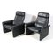 Buffalo Neck Leather DS-50 Lounge Chairs and Ottoman from de Sede, 1970s, Set of 3, Image 5