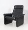 Buffalo Neck Leather DS-50 Lounge Chairs and Ottoman from de Sede, 1970s, Set of 3, Image 12