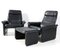 Buffalo Neck Leather DS-50 Lounge Chairs and Ottoman from de Sede, 1970s, Set of 3, Image 2