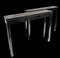 Chinese Lacquered Glossy Black Console Tables, 1960, Set of 2 8
