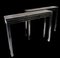 Tables Console Laquées Noir Brillant, Chine, 1960, Set de 2 8