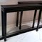 Chinese Lacquered Glossy Black Console Tables, 1960, Set of 2 5