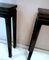 Chinese Lacquered Glossy Black Console Tables, 1960, Set of 2 10