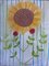 Claude Deschamps, Sun Flower, Dipinto a olio, anni '70, Immagine 1