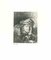 Charles Amand Durand d'après Rembrandt, Vieille Femme Endormie, Gravure, 19ème Siècle 1